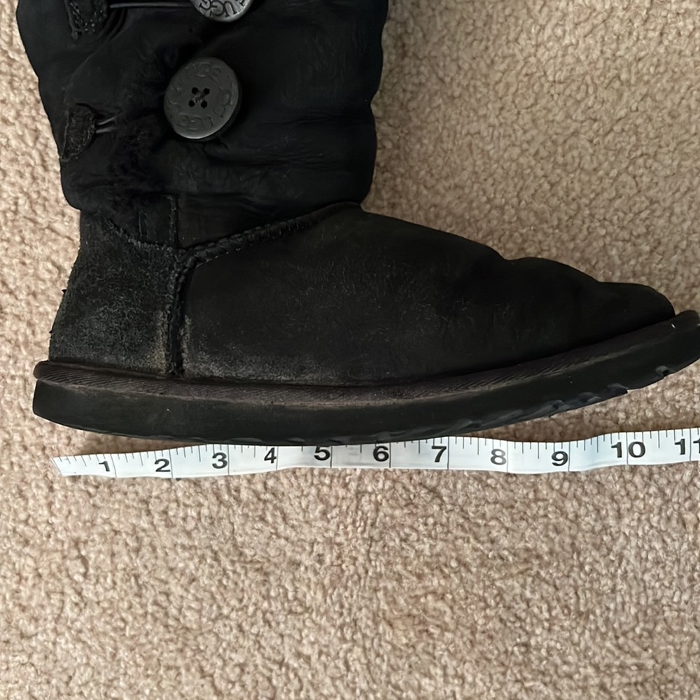 🎉HP🎉UGG BAILEY BUTTON TRIPLET II BOOT SIZE 6 BLACK - Picture 14 of 15